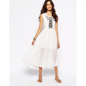 Free People long white dress